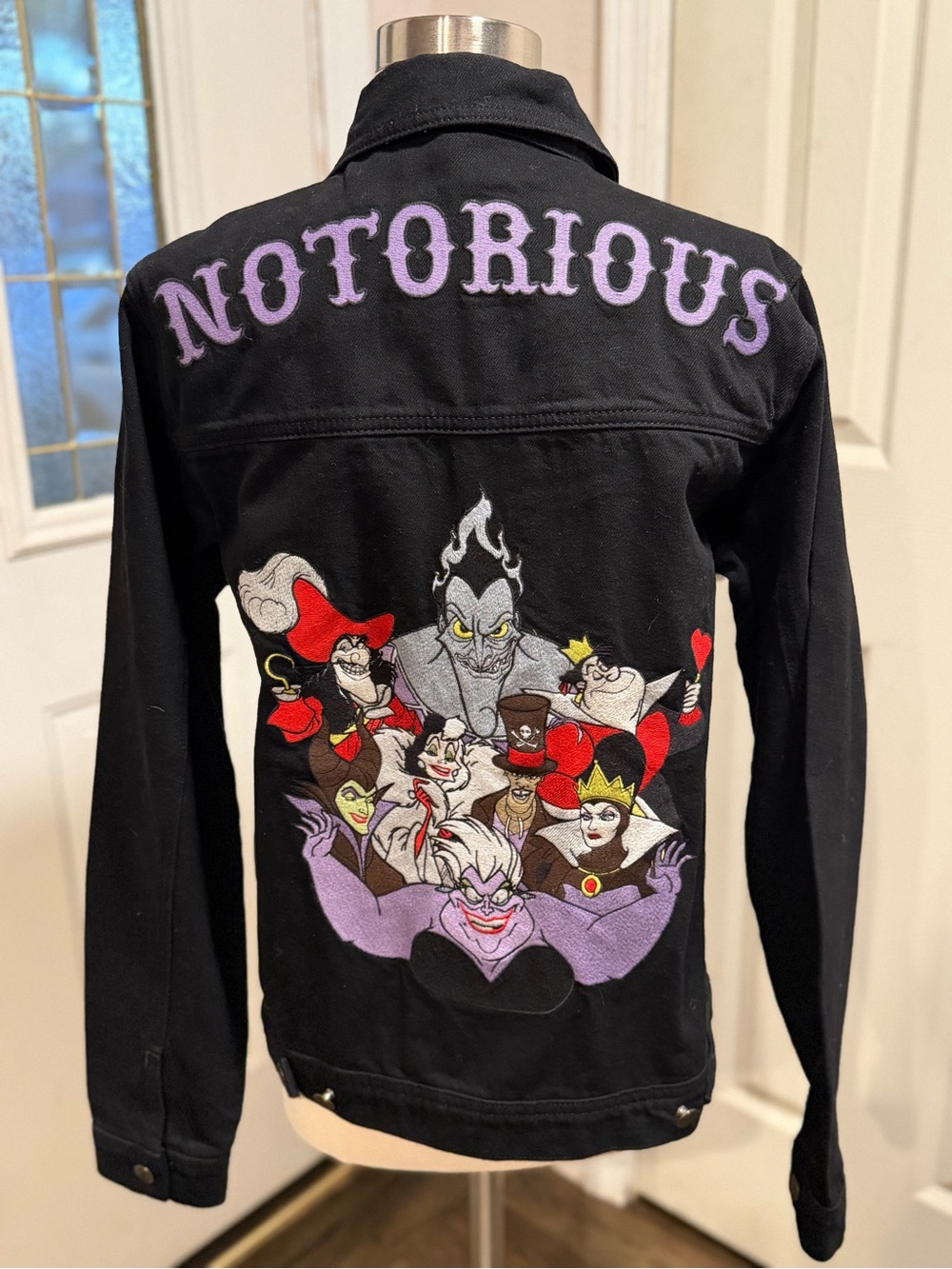 Cakeworthy Disney Villains Notorious Denim Jacket